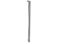 Square (L=1020mm acciaio inox lucido, acciaio inox satinato)